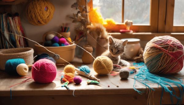 Comment fabriquer des jouets pour chat maison facilement