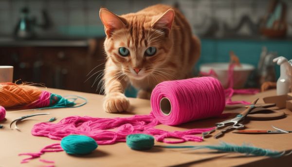 Fabriquez des jouets pour chat à la maison avec ces idées simples